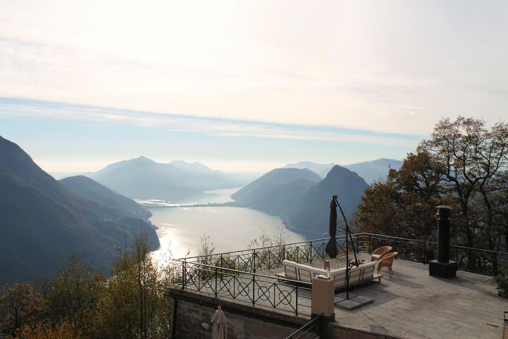La Perla Di Bre' Apartment Lugano Bagian luar foto