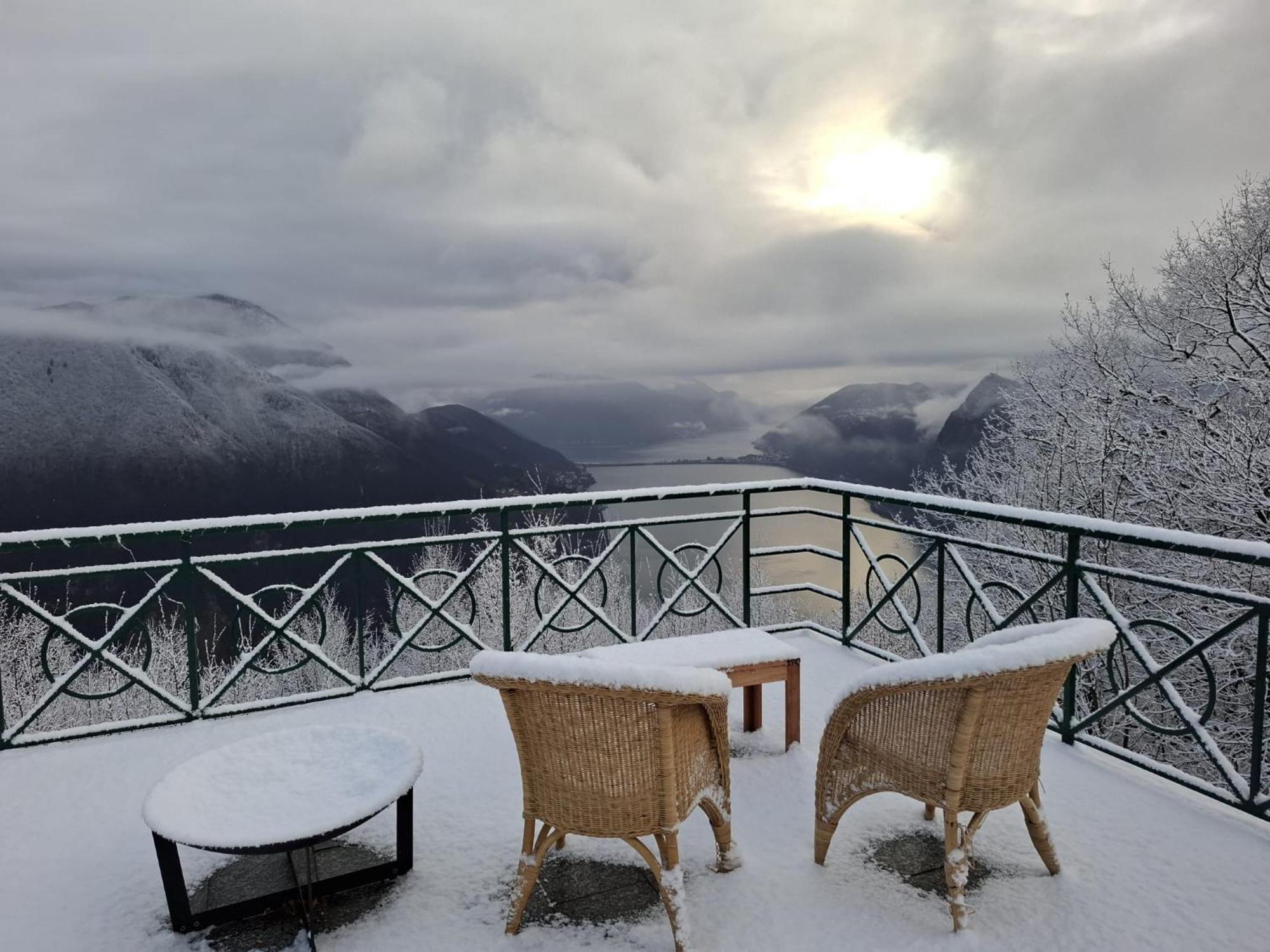 La Perla Di Bre' Apartment Lugano Bagian luar foto