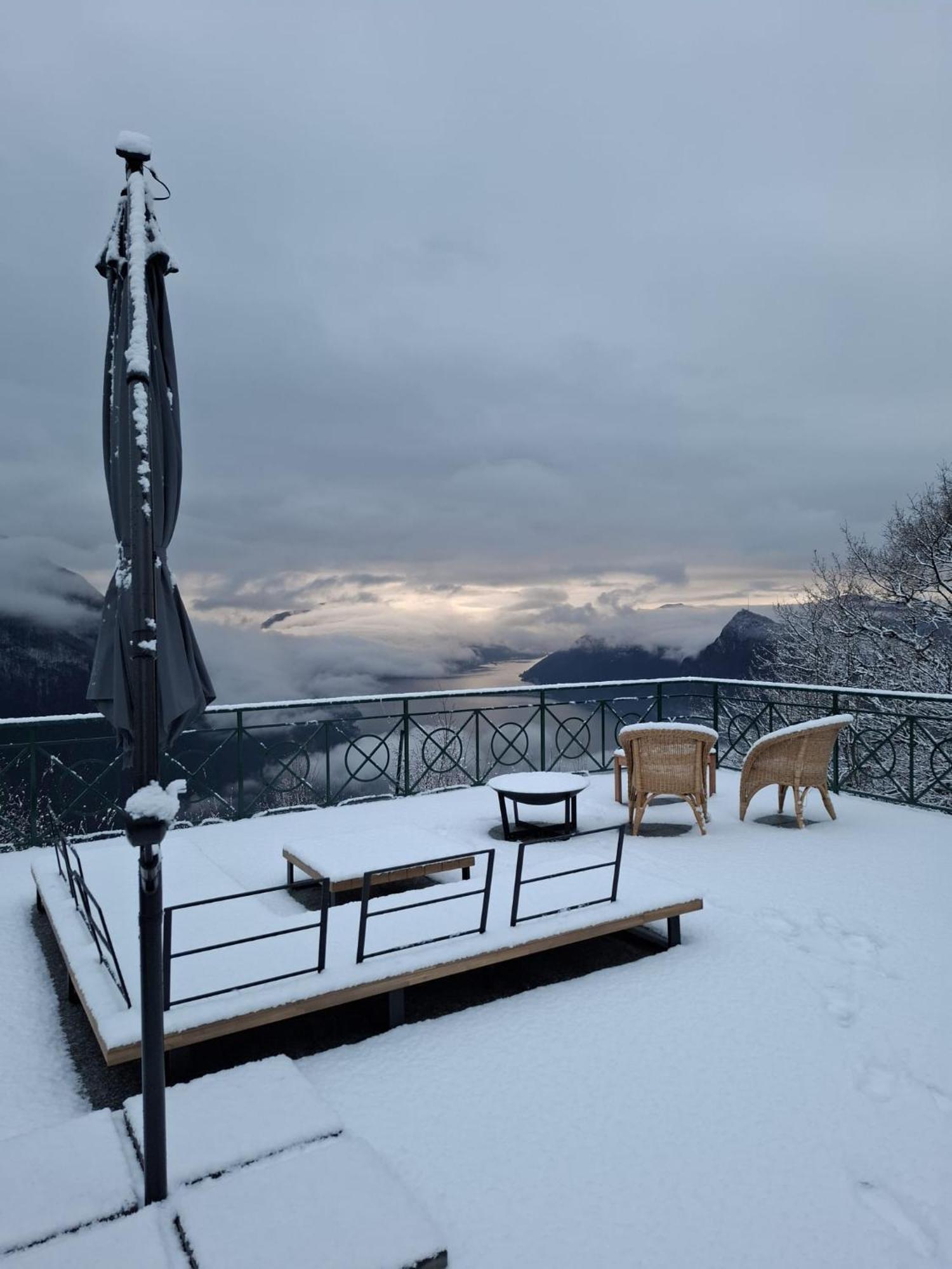 La Perla Di Bre' Apartment Lugano Bagian luar foto